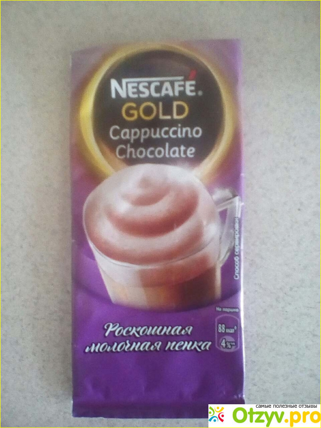 Кофе Nescafe Gold Capuccino Chocolate Напиток кофейный растворимый шоколадный с молочной пенкой Нескафе Голд Капуччино Шоколад фото1