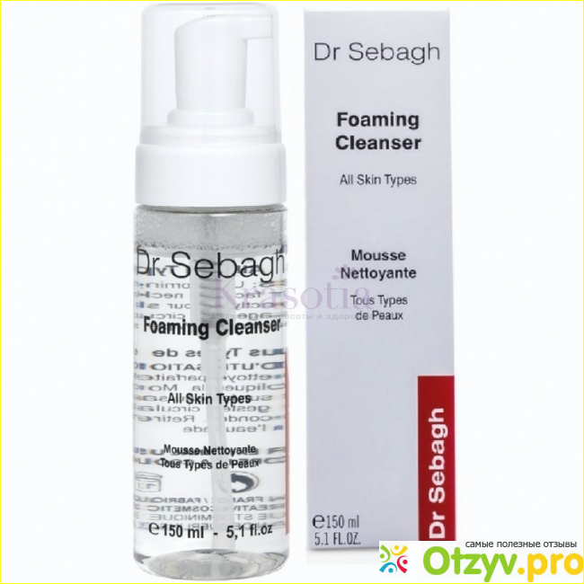 Отзыв о Снятие макияжа Очищающая пенка Foaming Cleanser Dr Sebagh