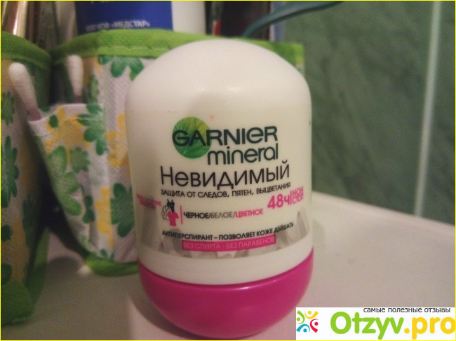 Женский шариковый антиперспирант Garnier mineral невидимый 48 часов нон стоп (после бритья или эпиляции) фото1