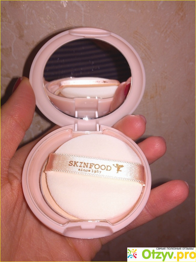 Отзыв о Компактная пудра Skinfood Peach Sake Pore Pact