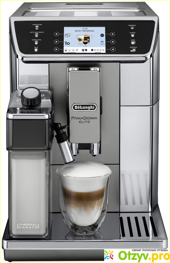 Основные преимущества кофемашины DeLonghi PrimaDonna Elite