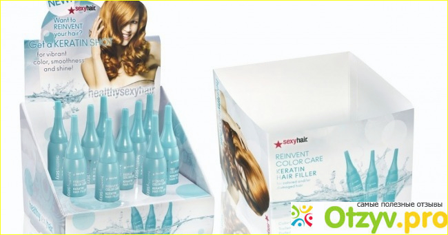 Уход Флюид Reinvent Color Care Keratin Line Filler Sexy Hair.