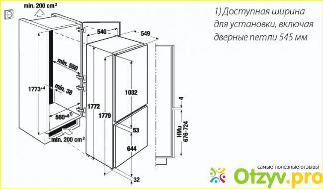 Отзыв о Встраиваемый холодильник Kuppersbusch IKE 2590-2-2T