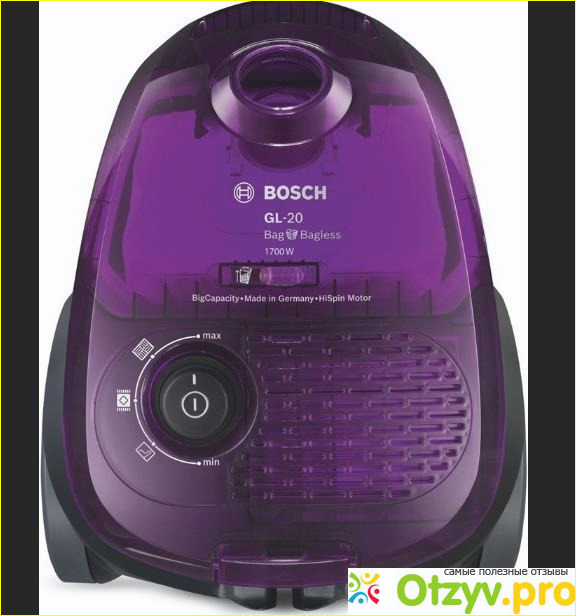 Bosch BGN21700, Purple пылесос - описание и характеристики.