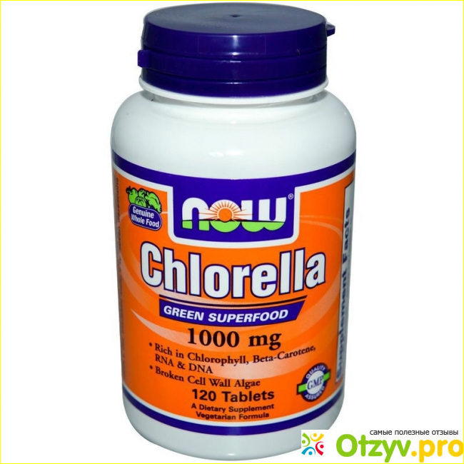 Эффективность БАДа Now Foods Chlorella