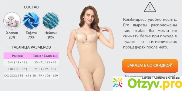 IdealShape таблица размеров корректирующего белья