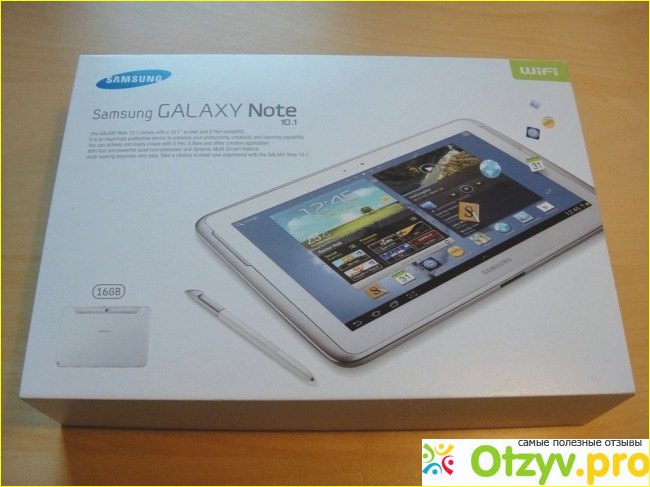  1) Основные характеристики планшета Samsung Galaxy Note 10.1