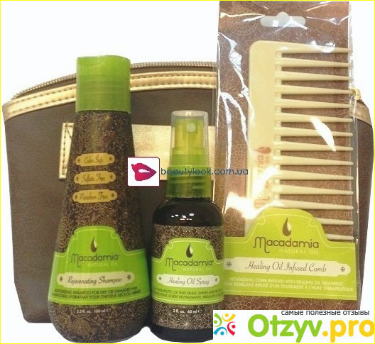 Дорожный набор Summer Travel Kit от Macadamia Natural Oil. 