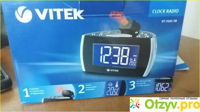 Отзыв о Радиочасы Vitek VT-3505 SR