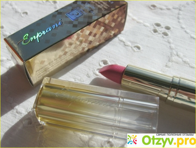 Использование помады The Gold Ray: D Lipstick Enprani