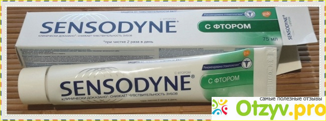 Отзыв о Зубная паста с фтором для чувствительных зубов Sensodyne