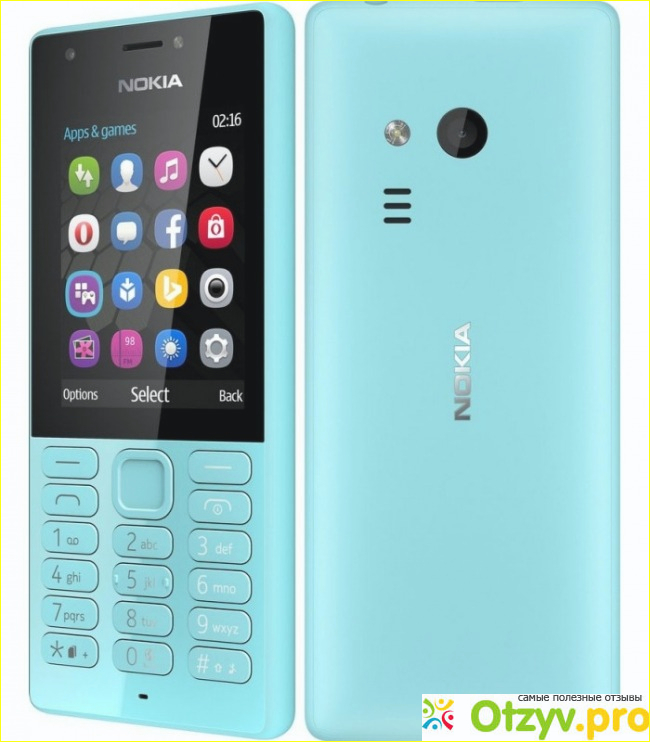 Отзыв о Nokia 216 DS, Blue