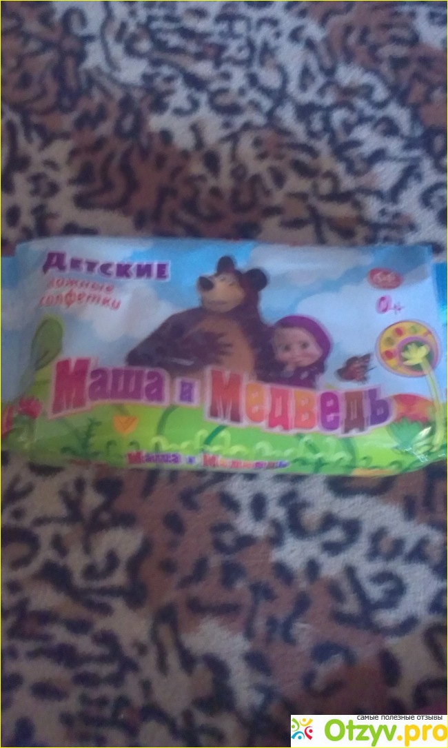 Детские влажные салфетки  Маша и медведь фото1