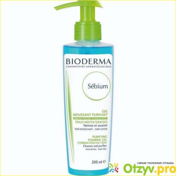 Гель Bioderma Sebium для проблемной кожи.