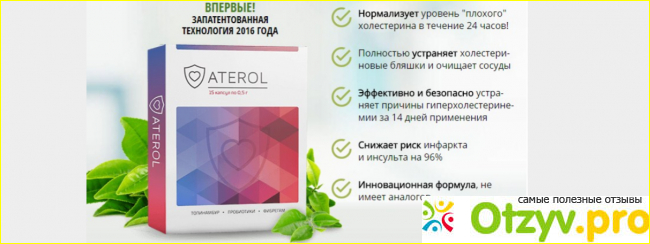 Состав препарата Атерол :