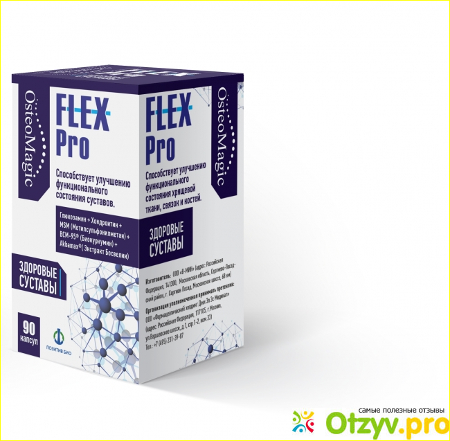 Эффект от применения препарат «Flex pro»