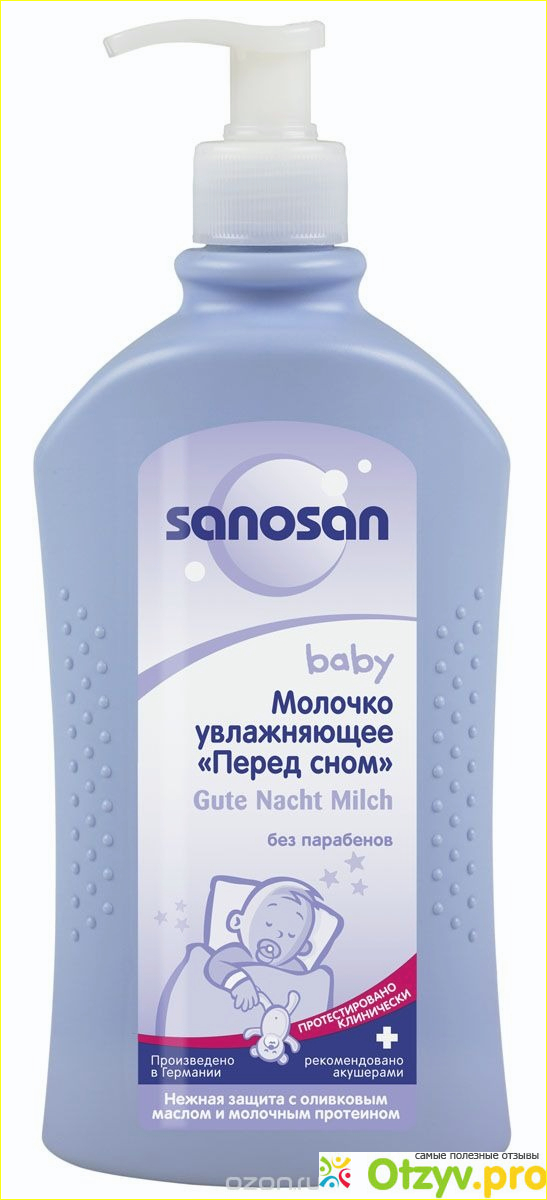 Увлажняющие молочко с пантенолом от Sanosan фото1