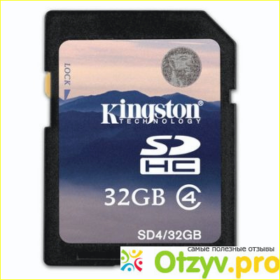 Характеристика карты памяти 32Gb - Kingston Micro Secure