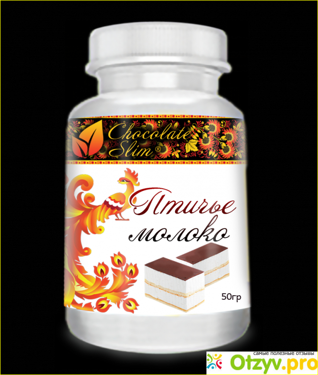 Состав конфет Chocolate slim «Птичье молоко»