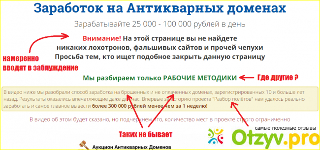 Можно ли заработать на таких доменах?