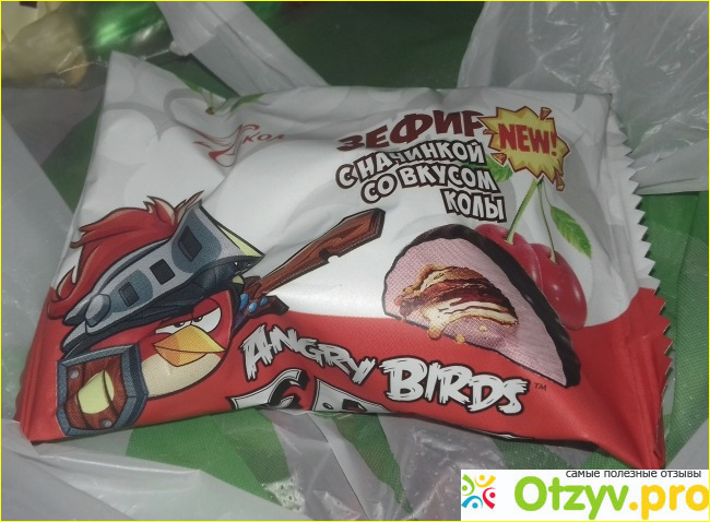 Отзыв о Зефир с начинкой Angry Birds Epic