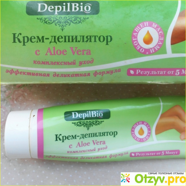 Отзыв о Крем-депилятор с алоэ вера DepilBio