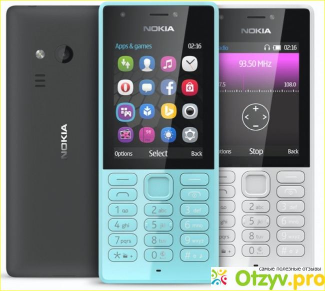 Оснащение Nokia 216 Dual Sim Grey (A00027788)