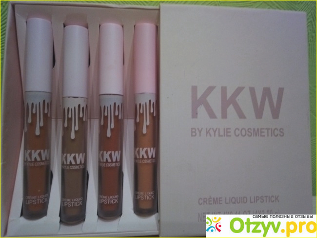 Отзыв о Набор помад KKW CRME LIQUID LIPSTICK