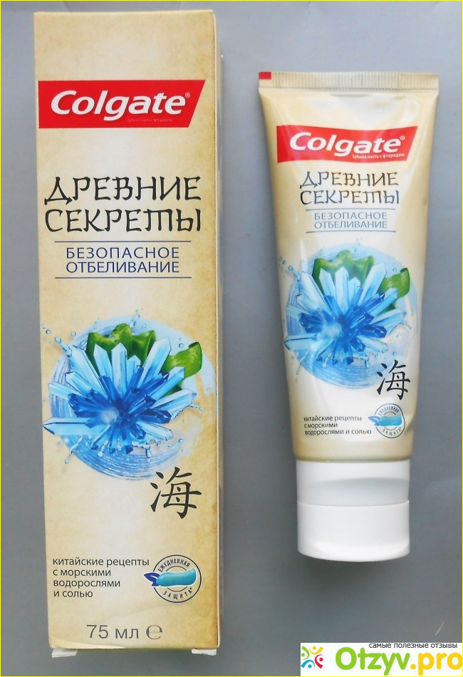 Отзыв о Зубная паста Colgate Древние секреты Безопасное отбеливание