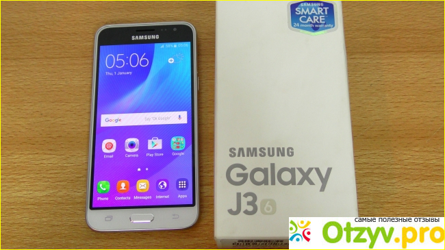 Общие характеристики смартфона Samsung Galaxy J3