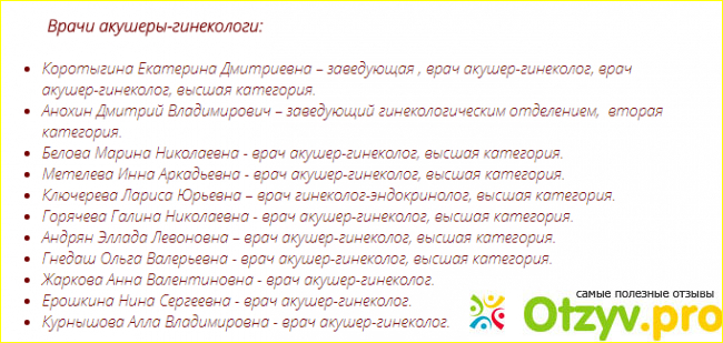  Реальные отзывы о врачах в женской консультации №3