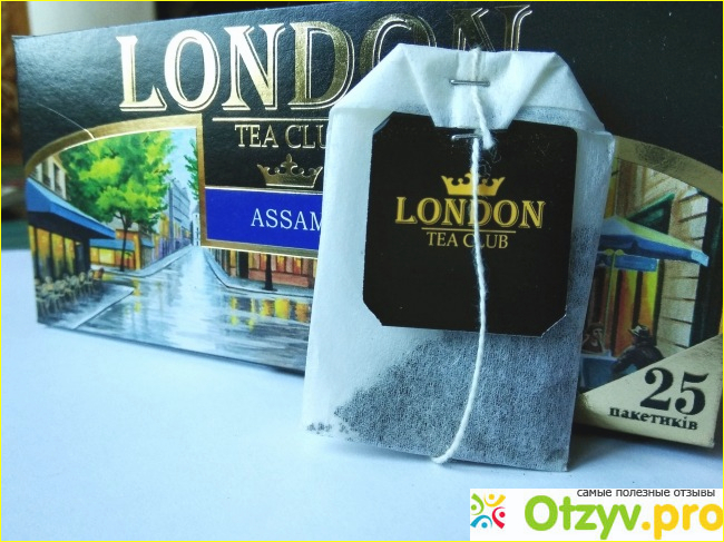 Чай черный байховый гранулированый London tea club Ассам в пакетиках фото1