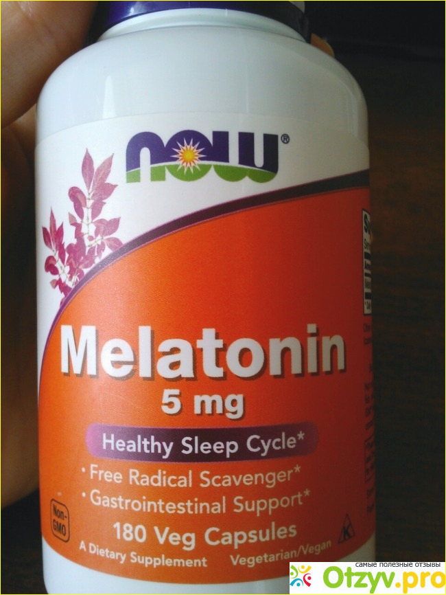 Отзыв о Мелатонин Нoу Melatonin Now 5mg