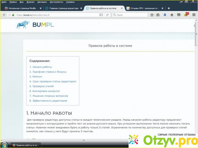 Отзыв о Веб-издательство Bumpl.ru
