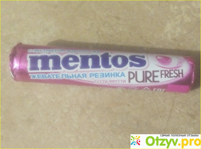 Отзыв о Жевательная резинка Mentos Pure Fresh Тутти Фрутти