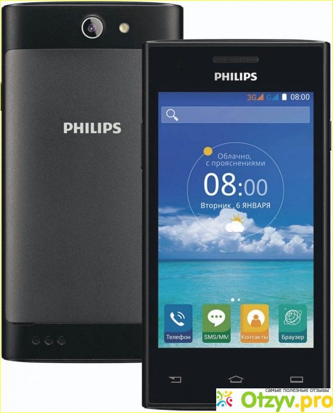 Технические характеристики, возможности и особенности смартфона Philips S 309