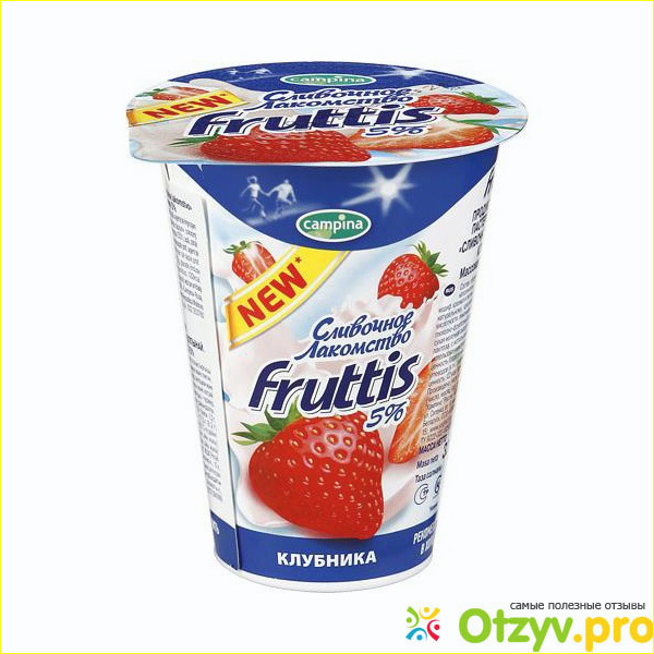 Йогурт Campina Fruttis 5% Сливочное лакомство фото1