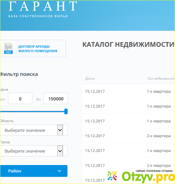 Заключение соглашения с Гарантом