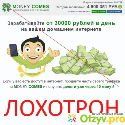 Money Comes - реально ли можно заработать на проекте или лохотрон?