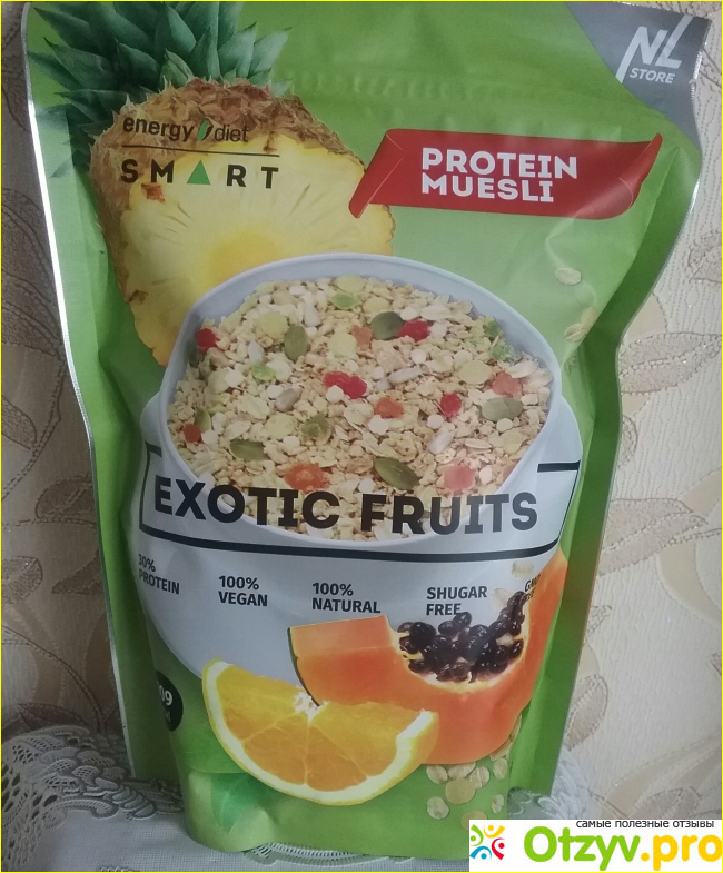 Отзыв о Мюсли Energy Diet Smart Exotic Fruits