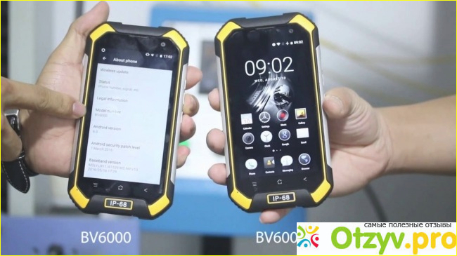 1. Смартфон Blackview BV6000S как он есть.