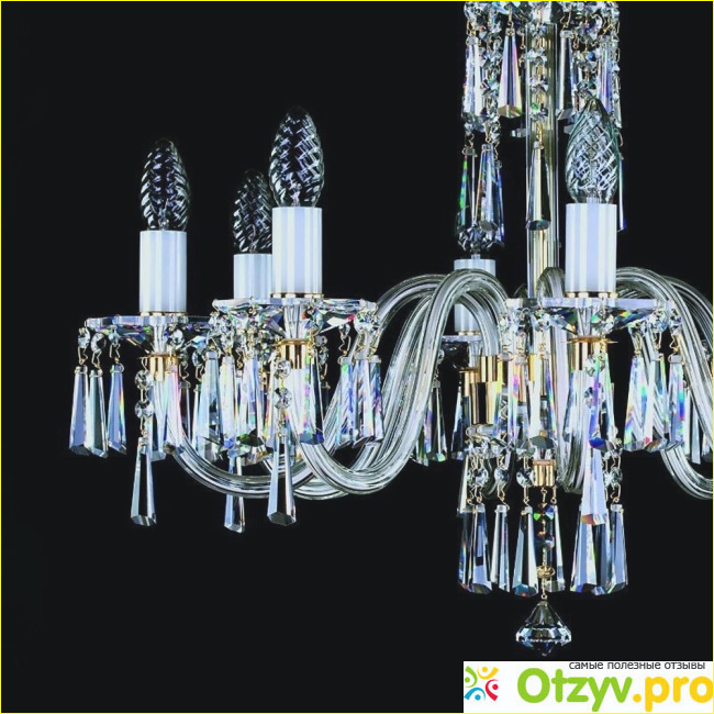 Отзыв о Хрустальная люстра ArtGlass INGEBORG VIII