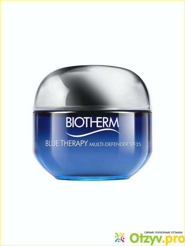 Что собой представляет крем Blue Therapy Multi-Defender Spf25 Aquasource biotherm