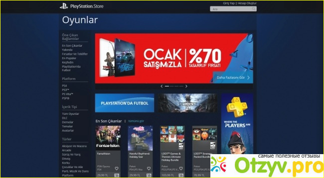 Отзыв о Магазин Playstation Store