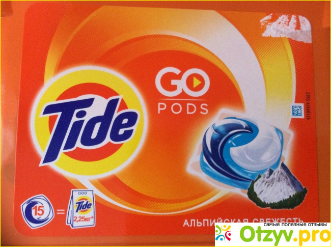 Отзыв о Tide go pods альпийская свежесть