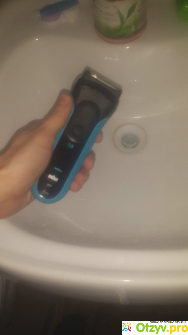 Braun Series 3 3010s Wet & Dry, Black Blue электробритва фото1