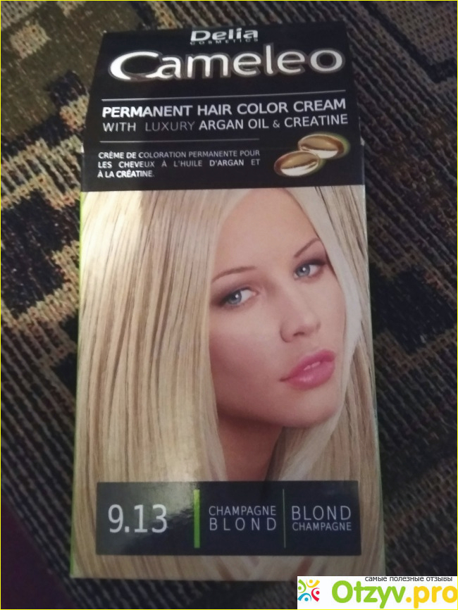 Отзыв о Краска для волос Delia Cosmetics Camelo pro green с маслом арганы