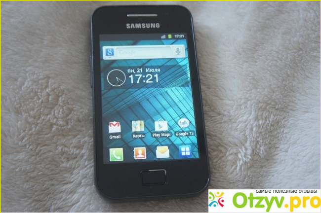 Основные технические характеристики смартфона Samsung Galaxy Ace S5830