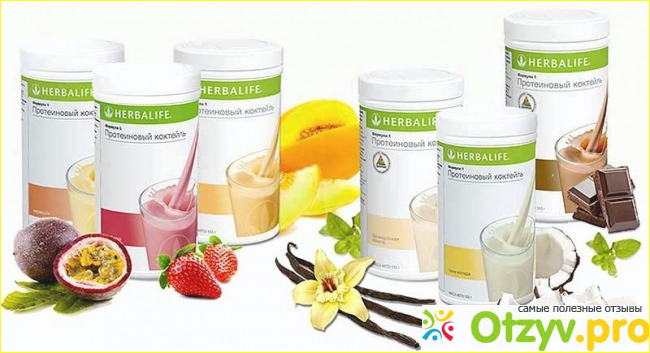 Напитки и коктейли Herbalife