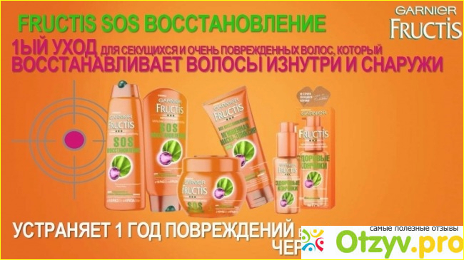 Особенности шампуни Шампунь Garnier Fructis SOS восстановление и качество